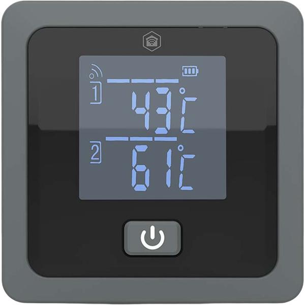 Termometro per carne Bluetooth di precisione con 2 sonde per BBQ e forno – controllo smart via app, timer e allarme per risultati perfetti alla griglia, 7,5 cm