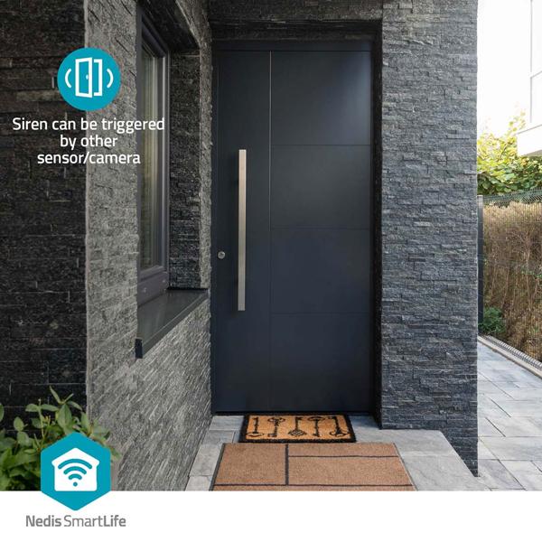 Smarte WLAN Funk Klingel Weiss – kabellose Türklingel für Smart Home, App-Steuerung, 60 Melodien, 100m Reichweite