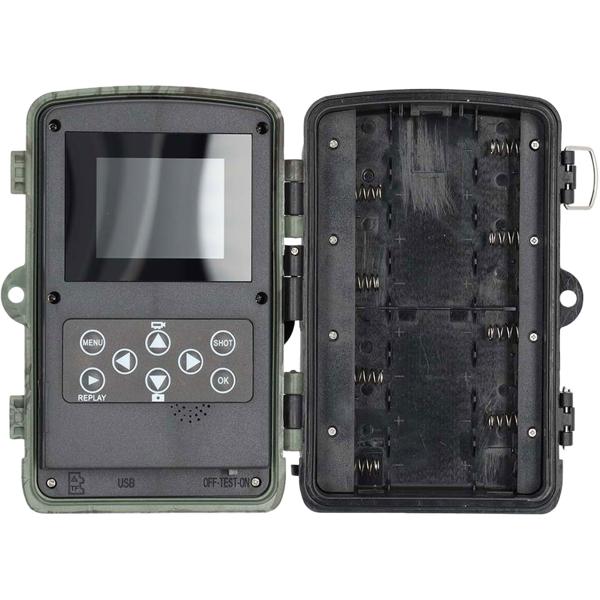 Robuste 4K Ultra HD Wildkamera mit 50MP, 0,2s Auslösezeit & IP65 Schutz - Fotofalle mit 20m PIR-Erfassung & IR-Nachtsicht für Garten & Jagd
