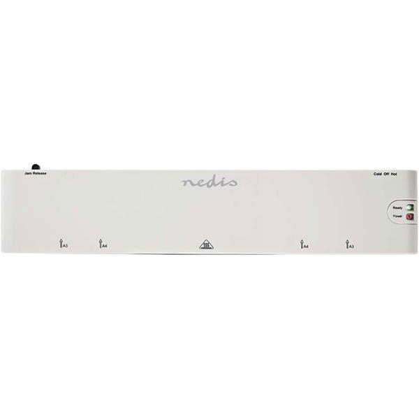 Professional A3 & A4 laminator for home office & photos: Fast hot & cold laminating device, white – premium protection for documents & menus