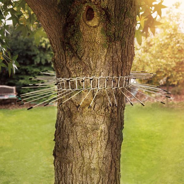 Cat deterrent belt: Effective cat scarer & climbing protection for trees – Safe bird protection for nest box & nest, up to 74 cm