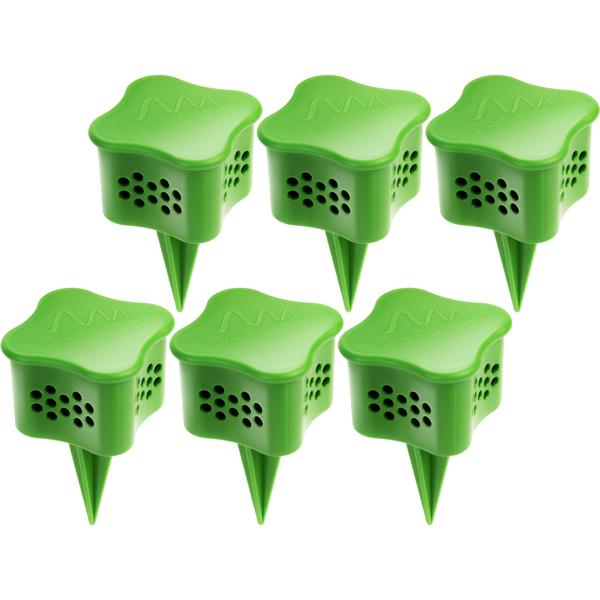 Diffuseurs anti-limaces efficaces pour massifs, lot de 6 : protection biologique à base de café, barrière anti-limaces ingénieuse pour le jardin