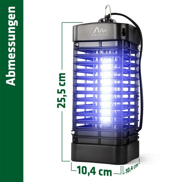 Fluginsekten-Vernichter 50m² LED – Effektive UV Mückenlampe & Insektenlampe für Innenräume – Sicherer Insektenvernichter 900V
