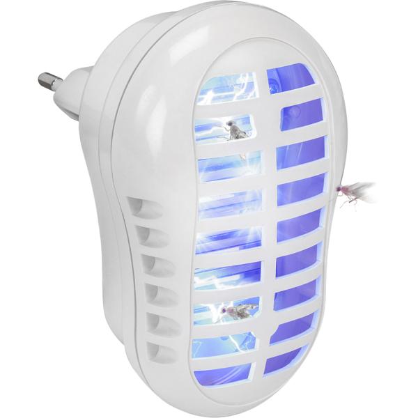 Lot de 2 pièges électriques pour moucherons des fruits à prise UV – destructeur efficace de mouches des fruits, lampe anti‑insectes pour cuisine et intérieur – sans insecticide