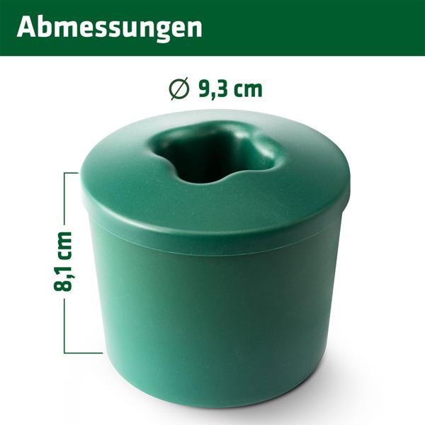 2er-Set Effektive Schneckenfalle: Natürlicher Schneckenschutz & Schneckenabwehr für Beete – Giftfreie, biologische Bierfalle im Garten
