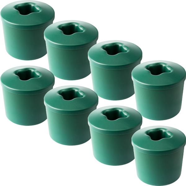 Set de 8 pièges à limaces efficaces : protection naturelle contre les limaces pour parterres – piège à bière biologique et sans toxiques pour le jardin
