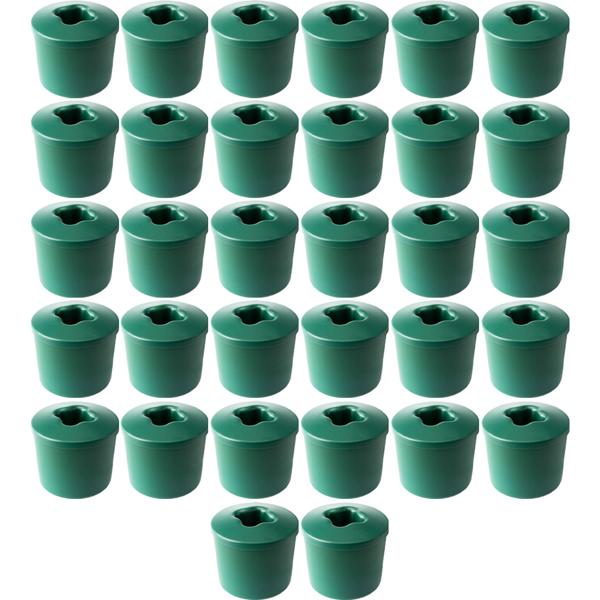 Set de 32 pièges à limaces efficaces : protection naturelle contre les limaces pour parterres – piège à bière biologique et non toxique pour le jardin