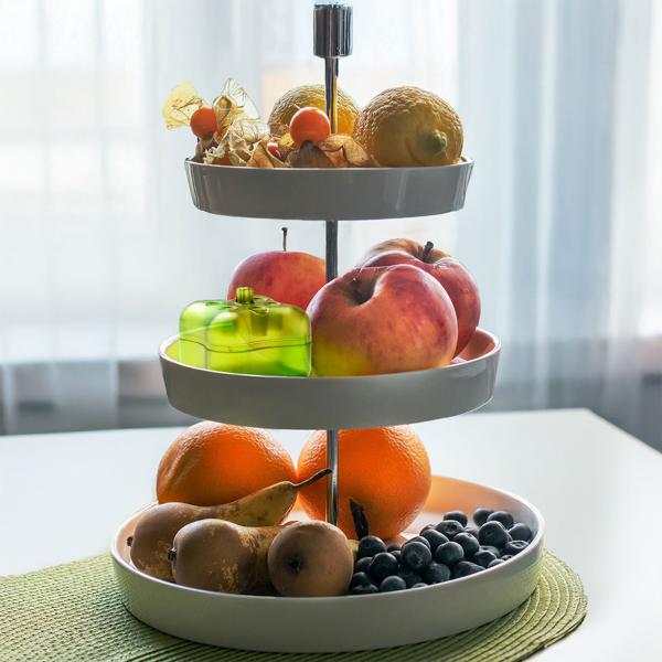 Piège efficace à mouches des fruits, set de 2 – Piège discret au vinaigre pour panier à fruits, petit piège à insectes contre les mouches dans la cuisine