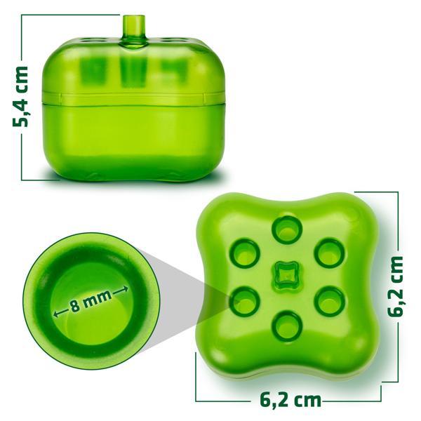 Piège efficace à mouches des fruits, set de 2 – Piège discret au vinaigre pour panier à fruits, petit piège à insectes contre les mouches dans la cuisine