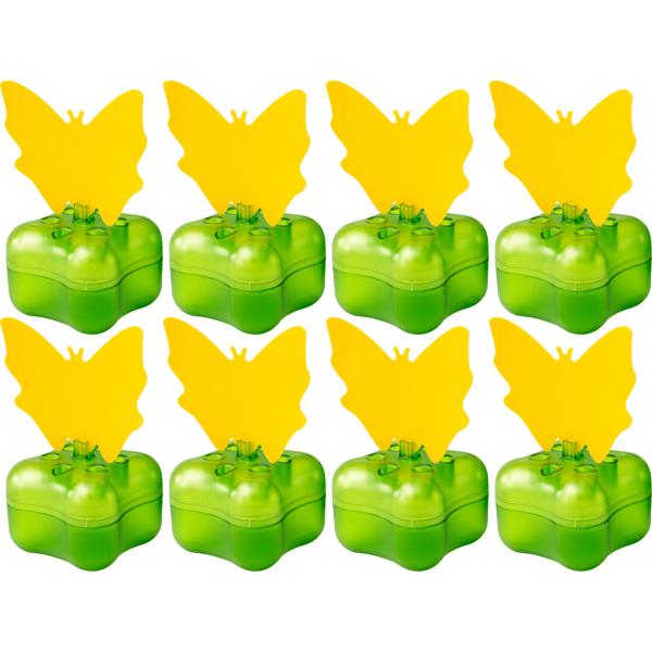 Piège efficace à moucherons des fruits, set de 8 – piège discret à mouches des fruits pour la corbeille de fruits, petit piège à insectes contre les mouches dans la cuisine