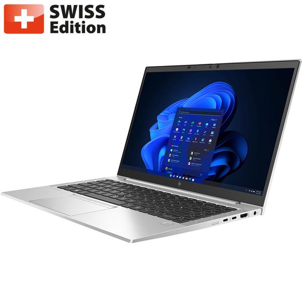 HP ELITEBOOK 840 G7 Argent - Notebook 14 pouces, Core i5, 256 Go, Full HD - Clavier suisse - 1er choix - reconditionné - comme neuf - idéal pour business, home office, études