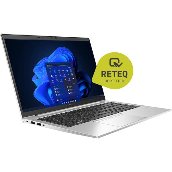 HP ELITEBOOK 840 G7 Argent - Notebook 14 pouces, Core i5, 256 Go, Full HD - Clavier suisse - 1er choix - reconditionné - comme neuf - idéal pour business, home office, études