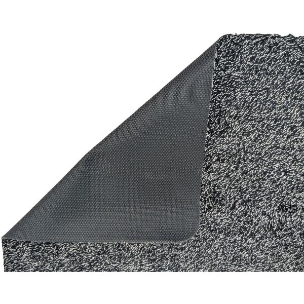 Tapis anti-saletés 70 x 46 cm noir et blanc – paillasson avec revers antidérapant en TPR et surface résistante pour ton couloir et ta porte d’entrée