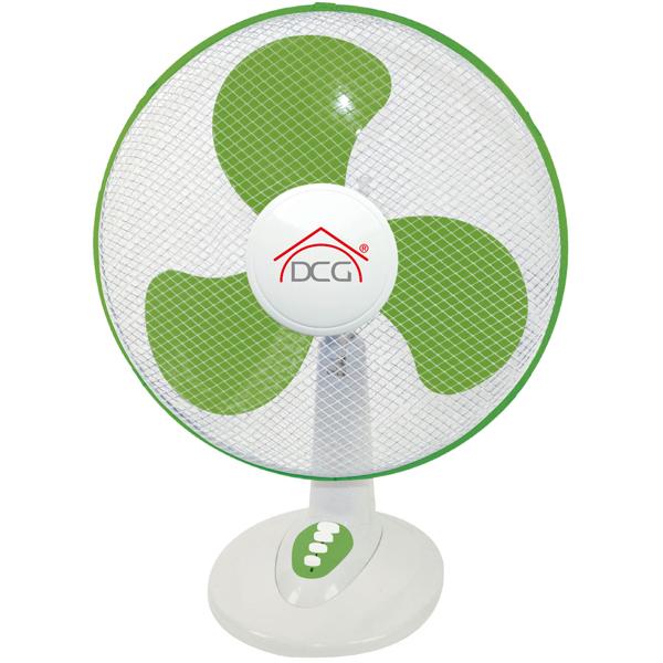 Powerful 40 cm table fan for your office or bedroom – strong fan with 3 speeds and oscillation