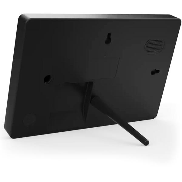 Cadre photo 7“ WLAN brillant avec écran tactile IPS : cadre d’images numérique smart 8 Go eMMC – partage en direct de photos et vidéos via app