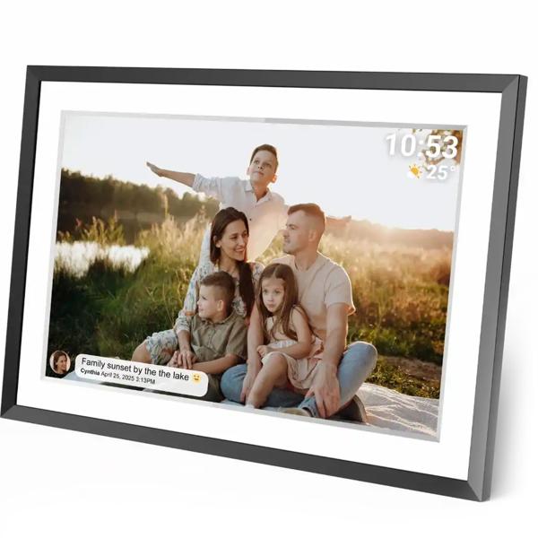 Smart 10.1-inch WLAN photo frame – digital IPS touchscreen frame with Frameo app, 16 GB memory – the perfect family gift