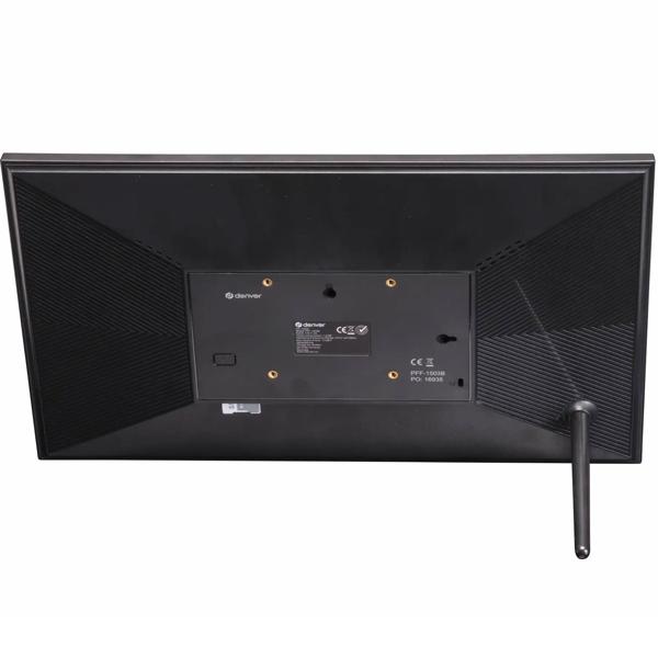 Cadre photo numérique interactif avec Wi‑Fi, noir – Grand cadre Full HD 15,6“ comme idée cadeau intelligente pour les grands-parents et toute la famille