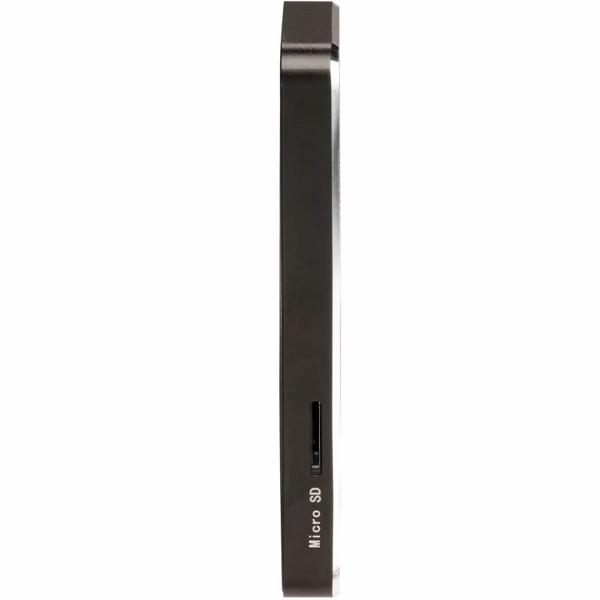 Versatile black MP4 player, Bluetooth & 3.5 mm AUX – compact 4 GB MP3 media player for sport & travel – top sound & e‑book function, 1.8“ IPS
