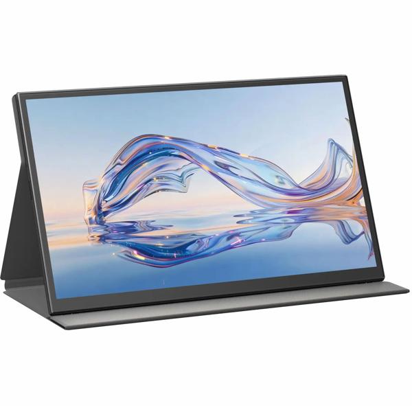 Monitor portatile 18,5 pollici Full HD IPS, secondo schermo mobile a 100 Hz – per notebook, Mac, PS5, Xbox, smartphone Android – Display ultra‑sottile
