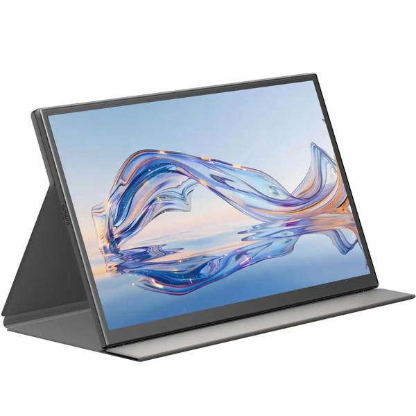 Monitor portatile 18,5 pollici Full HD IPS, secondo schermo mobile a 100 Hz – per notebook, Mac, PS5, Xbox, smartphone Android – Display ultra‑sottile