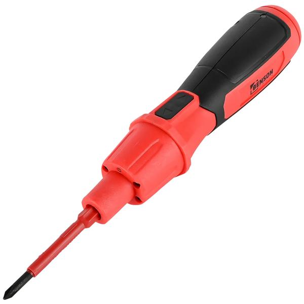 Kompaktes Akkuschrauber Set mit 6 Bits, USB Ladekabel & Box – Handlicher Minischrauber für Heimwerker, Möbelmontage, Haushalt & Reparatur