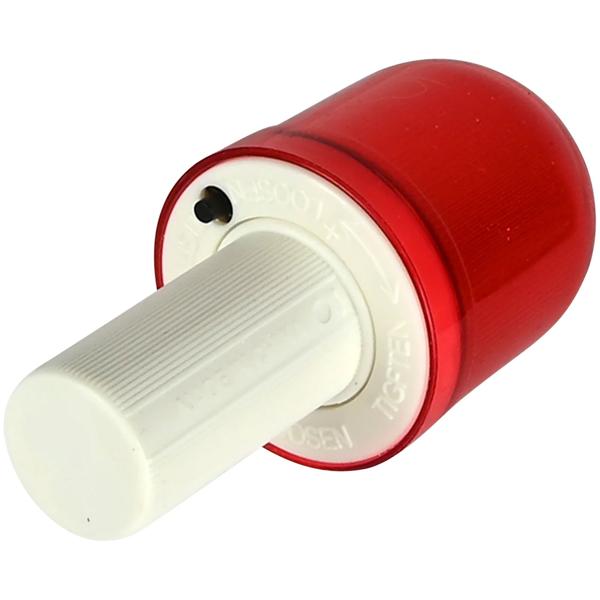 Set da 2 coni stradali pieghevoli da 50 cm con lampada di sicurezza e bande riflettenti – Cono di segnalazione compatto per auto ed emergenze