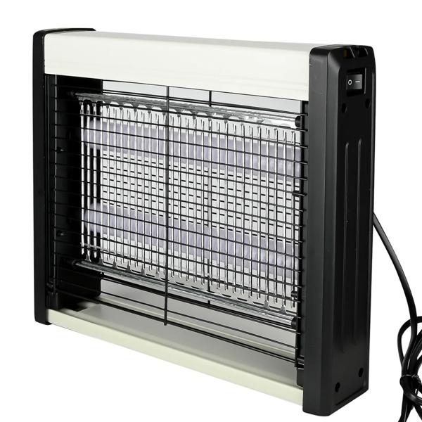 Effective LED mosquito & insect lamp: silent electric fly trap without chemicals for living room, kitchen, bedroom & camping