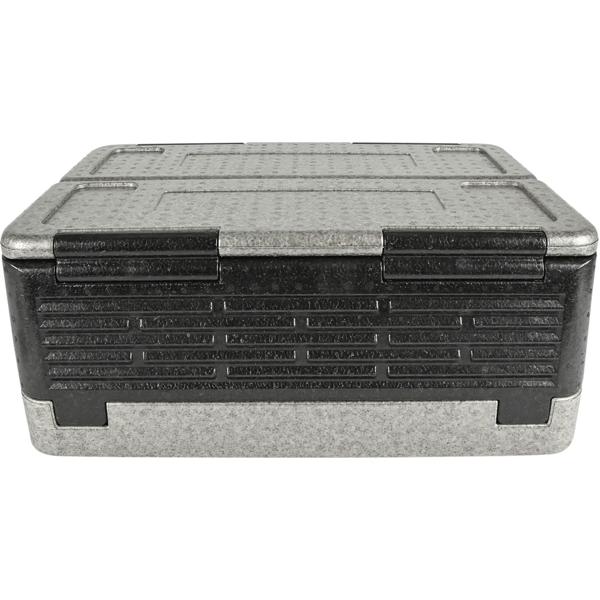 Thermobox multifonction 40 L : boîte isotherme pratique pour froid et chaud pour restauration, service de livraison, camping & pique-nique, pliable – transport sécurisé