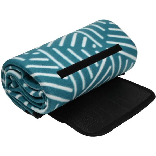 Couverture de pique‑nique turquoise (150x130 cm), imperméable – Légère, pliable & idéale pour le jardin, le parc, la plage, le camping et les vacances en déplacement