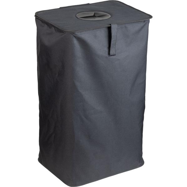 Collecteur de bouteilles 90 litres avec sac intérieur amovible servant de sac de transport, collecteur de consignes robuste et sac à bouteilles pour la cuisine et la cave, noir