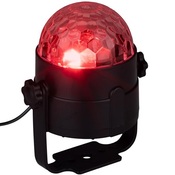 Projecteur de lumière disco avec capteur musical et télécommande, différents motifs lumineux colorés, éclairage de fête LED avec USB-A pour fête et chambre