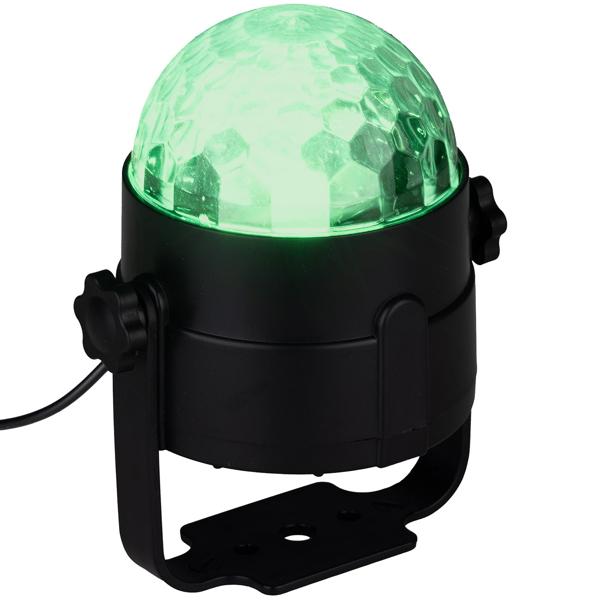 Projecteur de lumière disco avec capteur musical et télécommande, différents motifs lumineux colorés, éclairage de fête LED avec USB-A pour fête et chambre