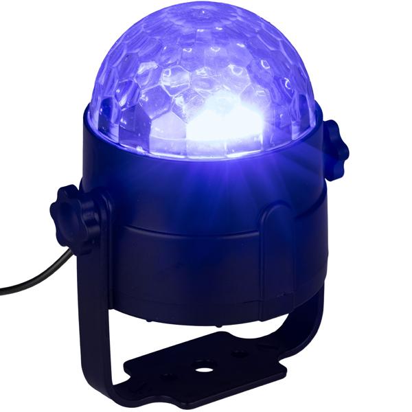 Projecteur de lumière disco avec capteur musical et télécommande, différents motifs lumineux colorés, éclairage de fête LED avec USB-A pour fête et chambre