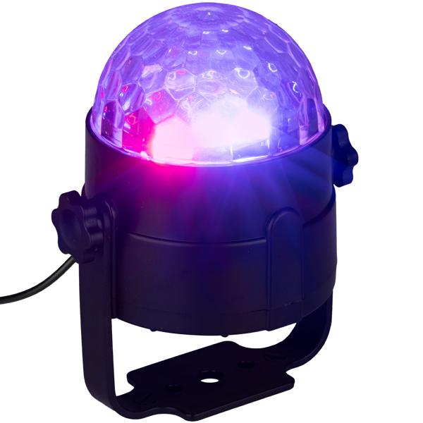 Projecteur de lumière disco avec capteur musical et télécommande, différents motifs lumineux colorés, éclairage de fête LED avec USB-A pour fête et chambre