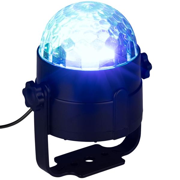 Projecteur de lumière disco avec capteur musical et télécommande, différents motifs lumineux colorés, éclairage de fête LED avec USB-A pour fête et chambre