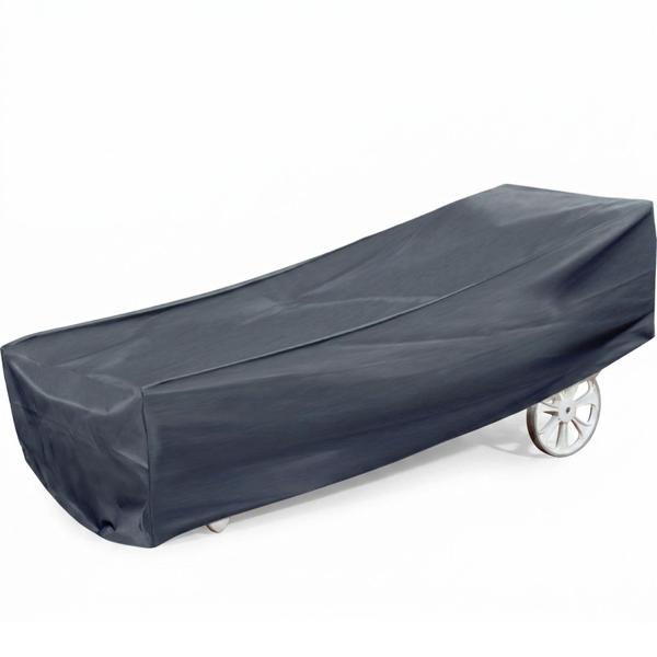 Telo Deluxe per sdraio a rullo – copertura per lettino prendisole, antracite, 200x75x40/70 cm, resistente ai raggi UV e alle intemperie, su misura