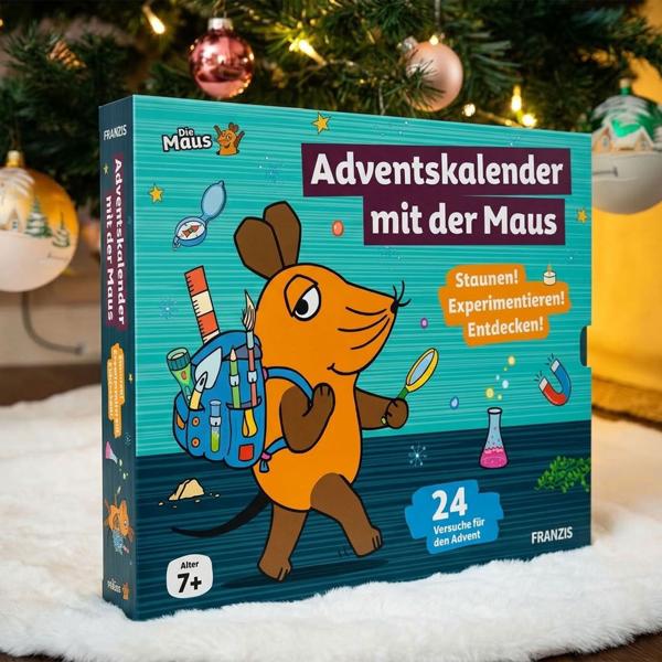 Spannender Adventskalender mit der Maus für Kinder ab 7 Jahren - 24 Experimente, Bastelaktionen & Spiele zum Forschen, Experimentieren & Lernen