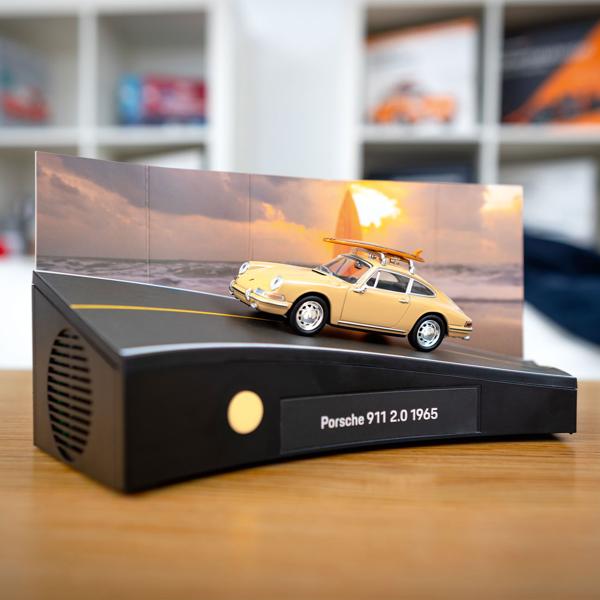 Calendrier de l’Avent Porsche 911 en kit voiture miniature 1:43 avec son : cadeau rétro de collection haut de gamme pour adultes et enfants dès 14 ans
