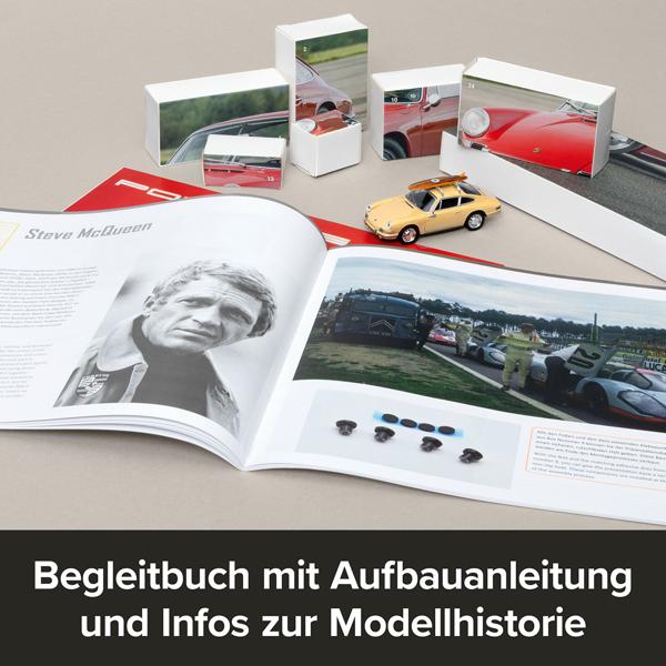 Porsche 911 Adventskalender als Modellauto-Bausatz in 1:43 mit Sound: Hochwertiges Retro-Sammler-Auto-Geschenk für Erwachsene & Kinder ab 14 Jahren