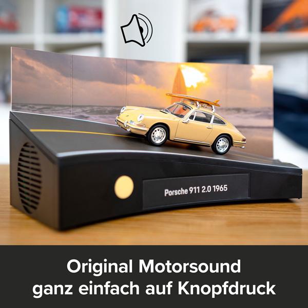 Porsche 911 Adventskalender als Modellauto-Bausatz in 1:43 mit Sound: Hochwertiges Retro-Sammler-Auto-Geschenk für Erwachsene & Kinder ab 14 Jahren