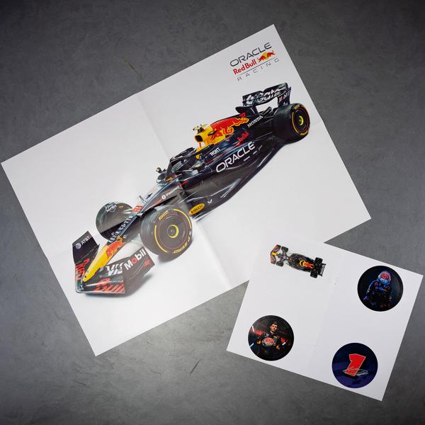 Oracle Red Bull Racing Adventskalender: Ideal für Motorsport-Fans, inkl. Begleitbuch - Rennauto-RB21-Modellbausatz 1:43 mit Soundmodul