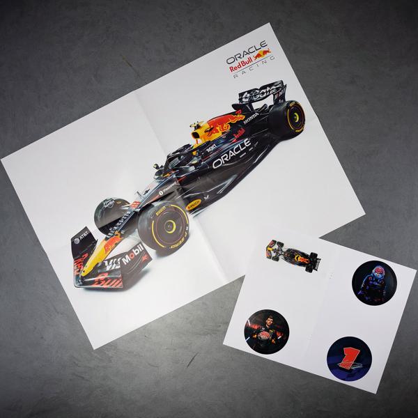 Oracle Red Bull Racing Adventskalender: Ideal für Motorsport-Fans, inkl. Begleitbuch - Rennauto-RB21-Modellbausatz 1:43 mit Soundmodul