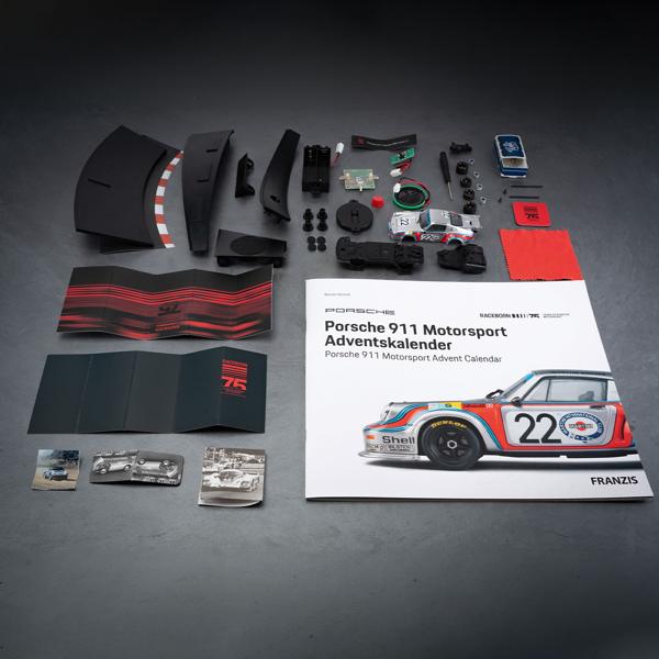 Porsche 911 Carrera RSR Turbo 2.1 Adventskalender - Hochwertiger Modell-Bausatz 1:43 mit Sound - Sammlerstück für Auto-Fans & Technik-Liebhaber