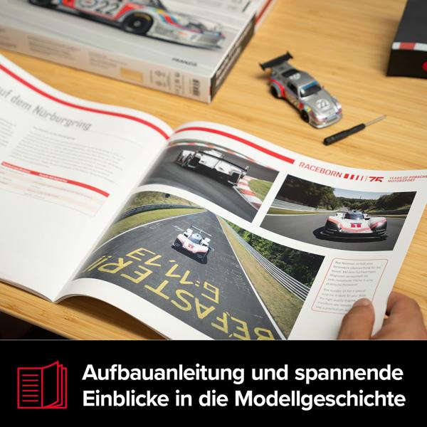 Porsche 911 Carrera RSR Turbo 2.1 Adventskalender - Hochwertiger Modell-Bausatz 1:43 mit Sound - Sammlerstück für Auto-Fans & Technik-Liebhaber