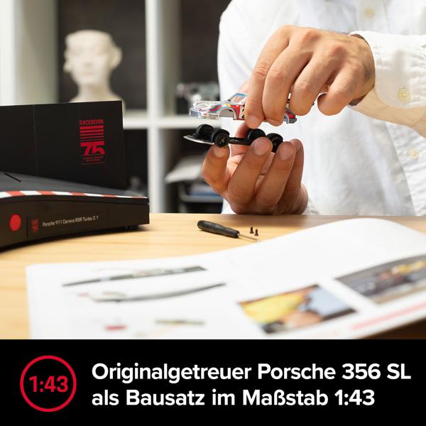 Porsche 911 Carrera RSR Turbo 2.1 Adventskalender - Hochwertiger Modell-Bausatz 1:43 mit Sound - Sammlerstück für Auto-Fans & Technik-Liebhaber