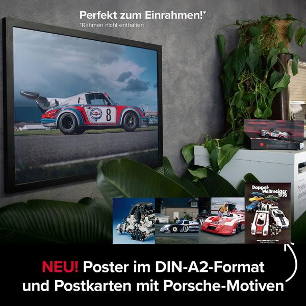 Porsche 911 Carrera RSR Turbo 2.1 Adventskalender - Hochwertiger Modell-Bausatz 1:43 mit Sound - Sammlerstück für Auto-Fans & Technik-Liebhaber