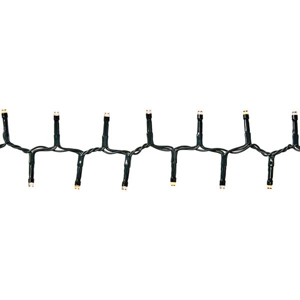 2er-Set LED Lichterkette Cluster 400 LEDs warmweiss, je 8 m – dichte Büschel-Lichterkette für innen & aussen, IP44, 7 Lichteffekte, Timer - Weihnachtsbeleuchtung
