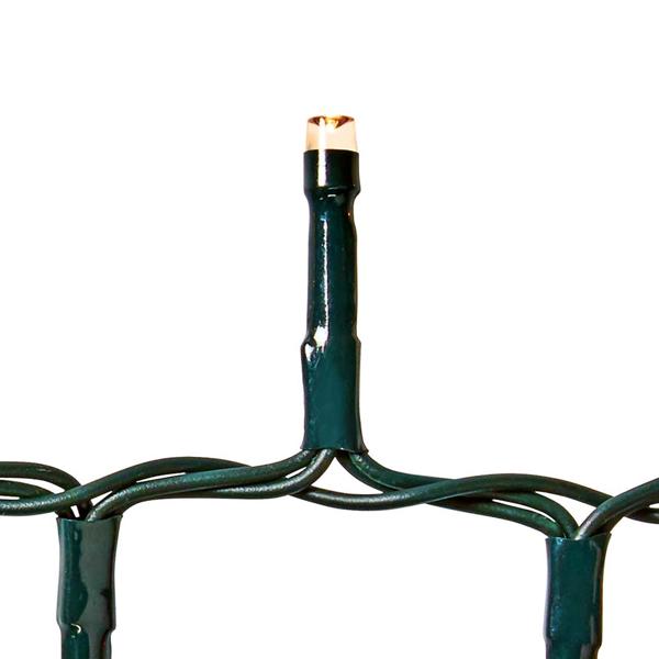 LED Lichterkette Cluster 560 LEDs warmweiss, 11,2 m – dichte Büschel-Lichterkette für innen & aussen, IP44, 7 Lichteffekte, Timer - Weihnachtsbeleuchtung