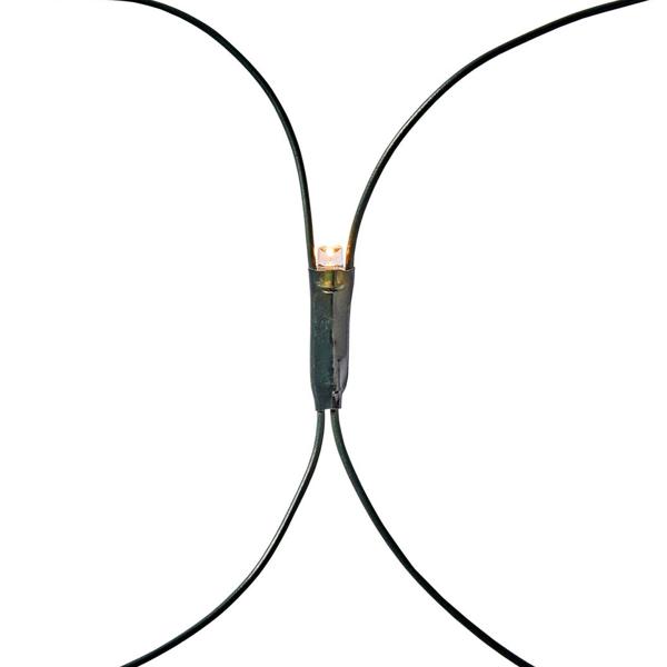 Rete luminosa LED 2 x 1 m 160 LED bianco caldo – catena luminosa a rete per cespugli, arbusti e finestre, interno & esterno IP44, timer, 7 effetti luminosi