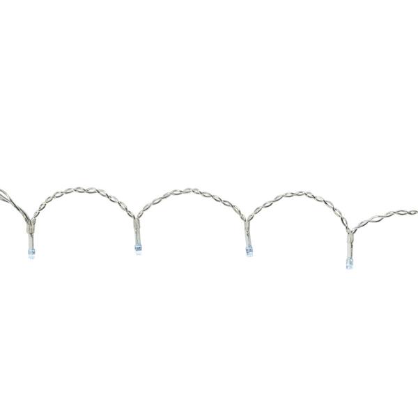 Catena luminosa a ghiacciolo WLAN 8 m con 400 LED da bianco caldo a bianco freddo – controllo via app e voce, dimmerabile, 80 fili, IP65, cavo trasparente